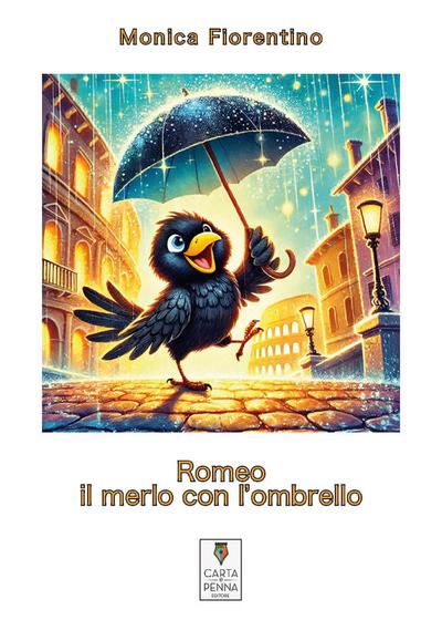 Romeo il merlo con l’ombrello