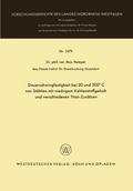 Dauerschwingfestigkeit bei 20 und 500°C von Stählen mit niedrigem Kohlenstoffgehalt und verschiedenen Titan-Zusätzen