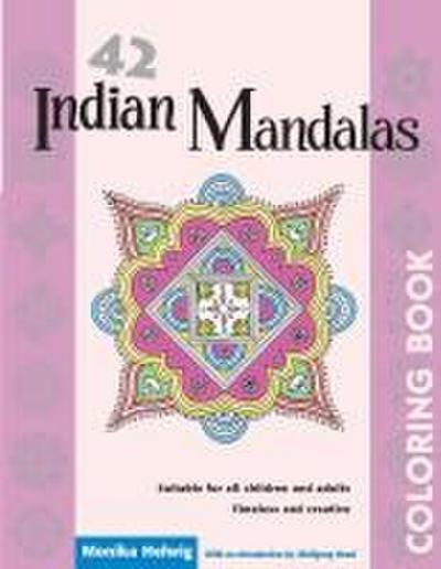 42 Indian Mandalas Coloring Book