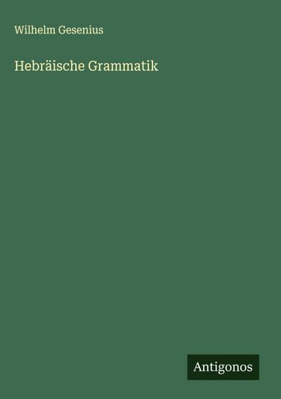 Hebräische Grammatik