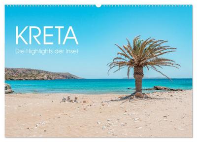 Kreta - Die Highlights der Insel (Wandkalender 2026 DIN A2 quer), CALVENDO Monatskalender