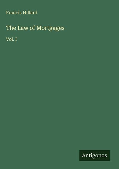 The Law of Mortgages