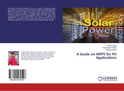 A Guide on MPPT for PV Applications