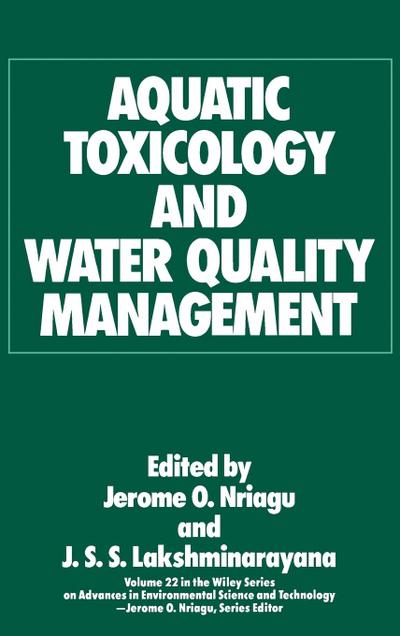 Aquatic Toxicology and Water Quality Management
