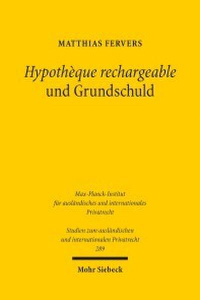 Hypothèque rechargeable und Grundschuld