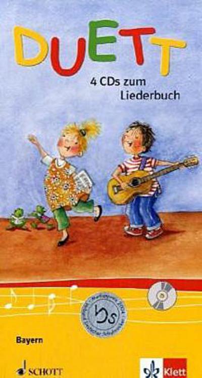 Duett, Ausgabe Grundschule 4 Audio-CDs zum Liederbuch Bayern