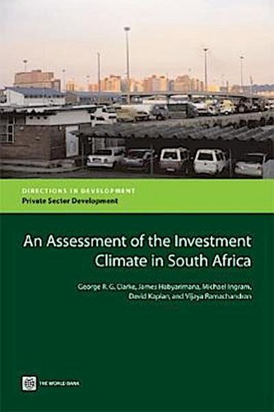 An Assessment of the Investment Climate in South Africa
