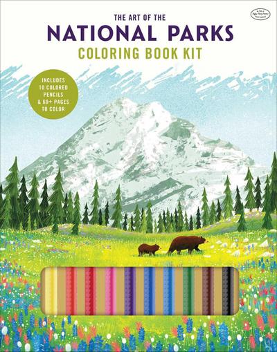 Art of the National Parks Coloring Book Kit