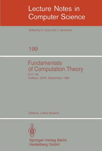 Fundamentals of Computation Theory
