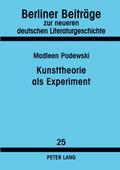 Kunsttheorie als Experiment