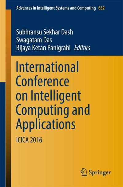 International Conference on Intelligent Computing and Applications