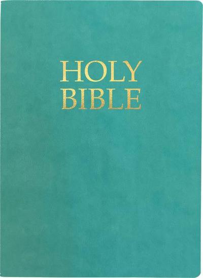Kjver Holy Bible, Large Print, Coastal Blue Ultrasoft