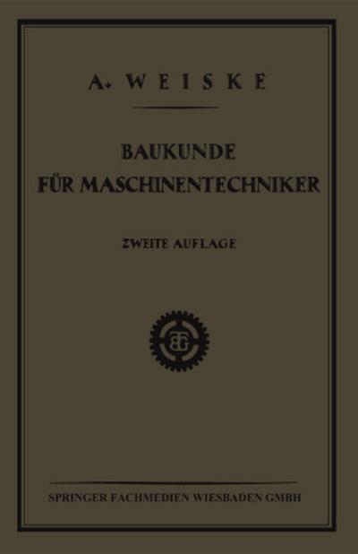 Baukunde für Maschinentechniker