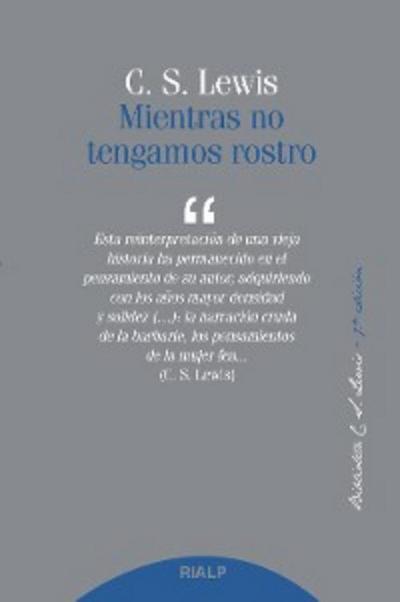 Mientras no tengamos rostro