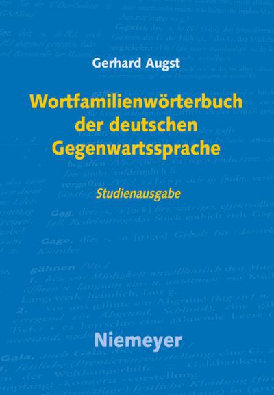 Wortfamilienwörterbuch der deutschen Gegenwartssprache