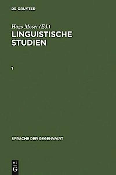Linguistische Studien. 1