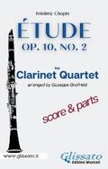 Étude by Chopin - Clarinet Quartet (score & parts)
