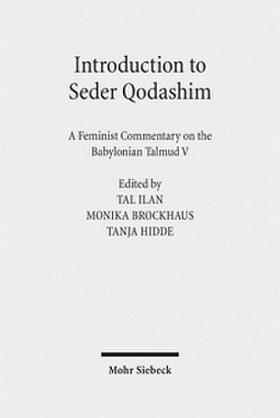 Introduction to Seder Qodashim