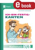 Ich-bin-fertig-Karten Mathematik Klassen 5-6
