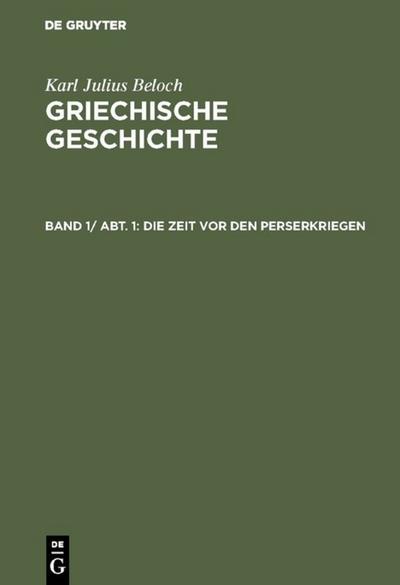 Die Zeit vor den Perserkriegen