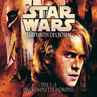 Star Wars, Labyrinth des Bösen, 3 Audio-CDs, 3 Audio-CD