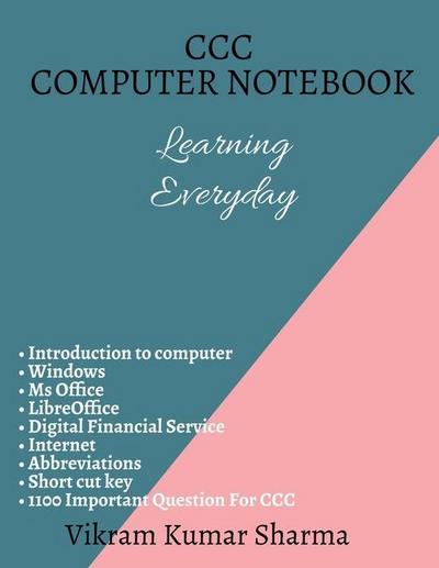 CCC Computer Notebook: CCC course