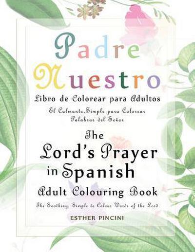 The Lord’s Prayer in Spanish Adult Colouring Book