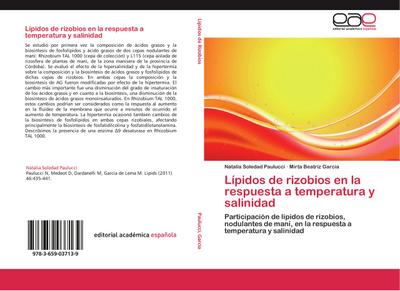 Lípidos de rizobios en la respuesta a temperatura y salinidad