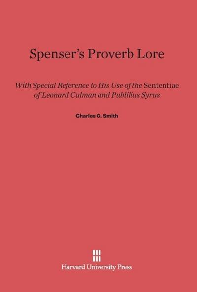 Spenser’s Proverb Lore