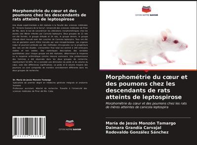 Morphométrie du c¿ur et des poumons chez les descendants de rats atteints de leptospirose