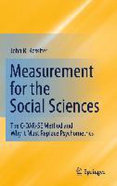 Measurement for the Social Sciences