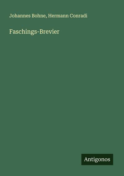 Faschings-Brevier