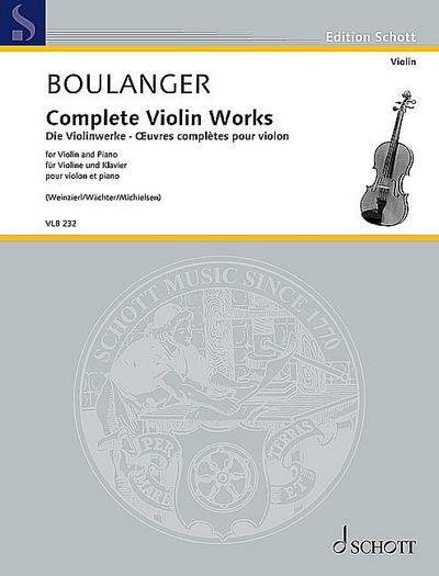 Complete Violin Works