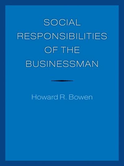 Social Responsibilities of the Businessman