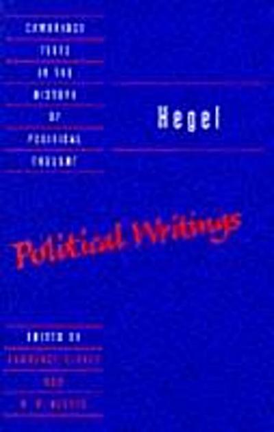 Hegel: Political Writings