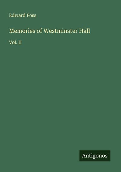 Memories of Westminster Hall