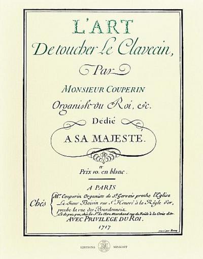 L’Art de toucher le clavecin