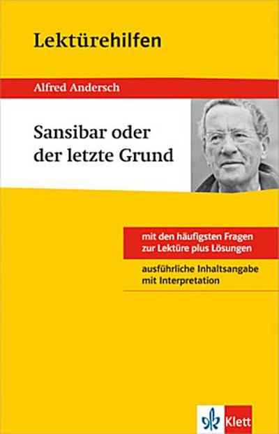 Klett Lektürehilfen Alfred Andersch "Sansibar oder der letzte Grund"