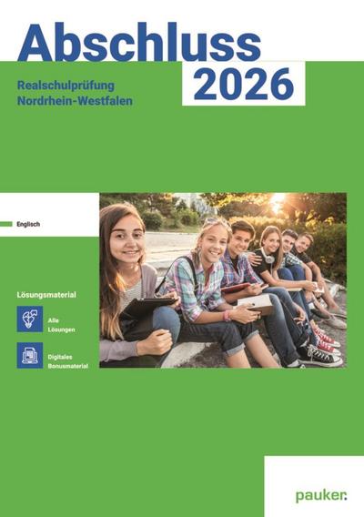 Abschluss 2026 - MSA Realschule NRW - Lösungsband - Englisch