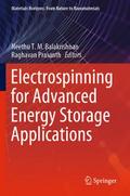 Electrospinning for Advanced Energy Storage Applic