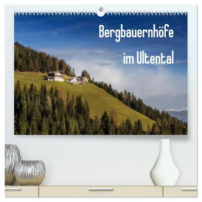 Bergbauernhöfe im Ultental (hochwertiger Premium Wandkalender 2026 DIN A2 quer), Kunstdruck in Hochglanz