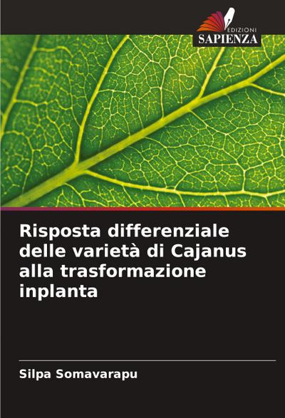 Risposta differenziale delle varietà di Cajanus alla trasformazione inplanta
