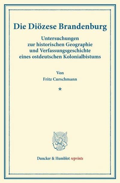 Die Diözese Brandenburg