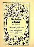 Concerto op.14,5for violoncello obbligato, 2 violins and bc
