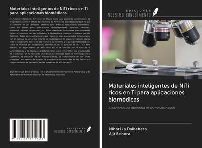 Materiales inteligentes de NiTi ricos en Ti para aplicaciones biomédicas