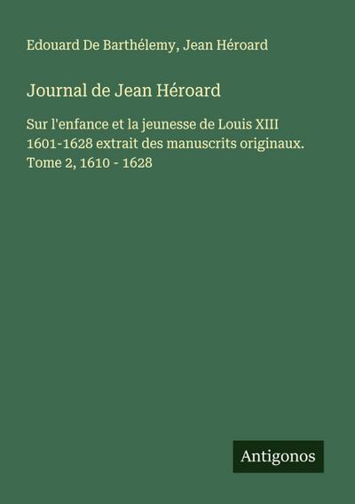 Journal de Jean Héroard
