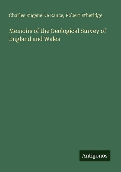 Memoirs of the Geological Survey of England and Wales