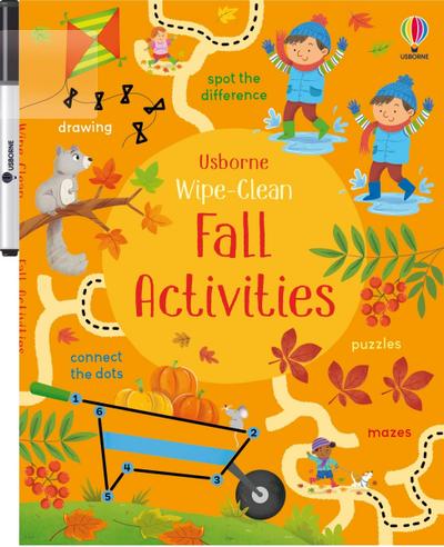 Wipe-Clean Fall Activities