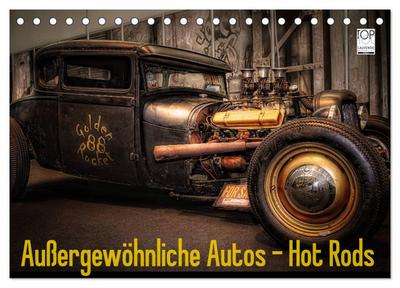 Außergewöhnliche Autos - Hot Rods (Tischkalender 2024 DIN A5 quer), CALVENDO Monatskalender