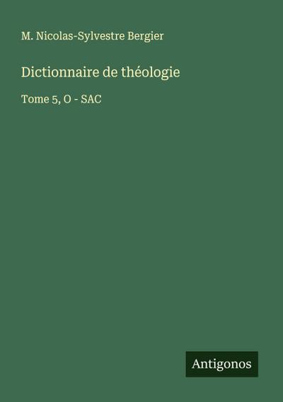 Dictionnaire de théologie